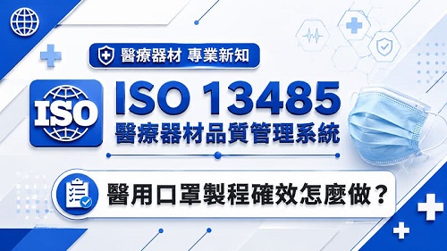 1.醫用口罩製程確效怎麼做？